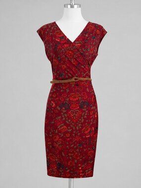Lauren Ralph Lauren Floral Belted Dress